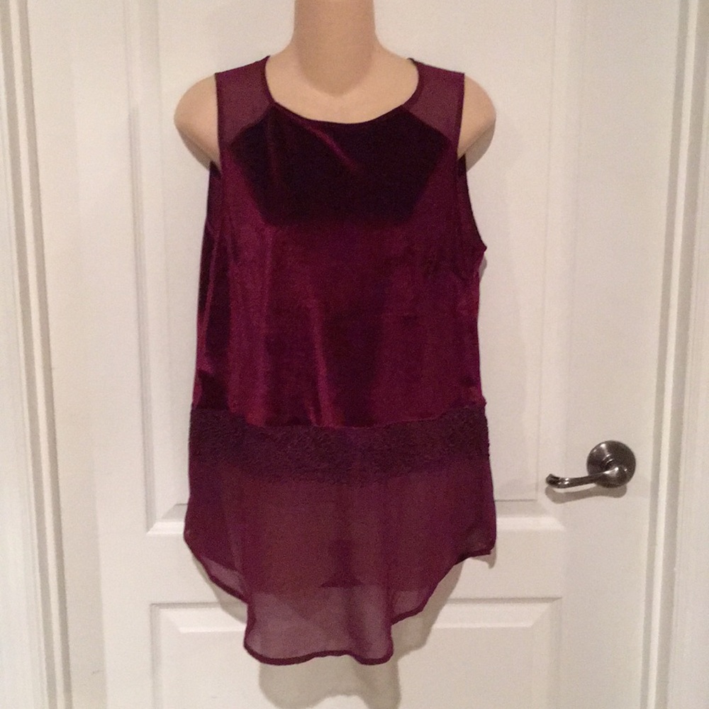 NWT By Artisan Madalena Velvet Blouse